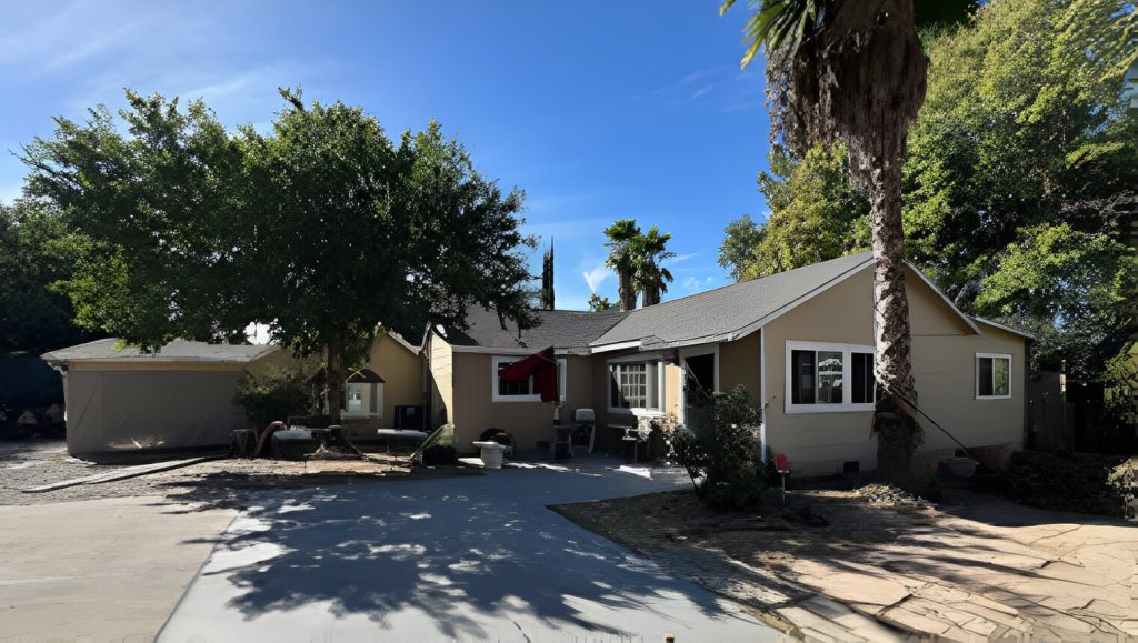 Residential house example for cash sale price comparison