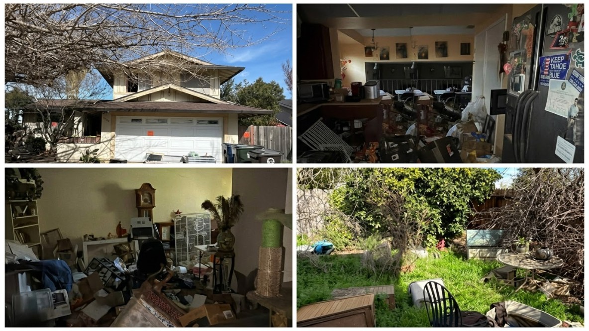 Vacant Sacramento home after squatters moved in